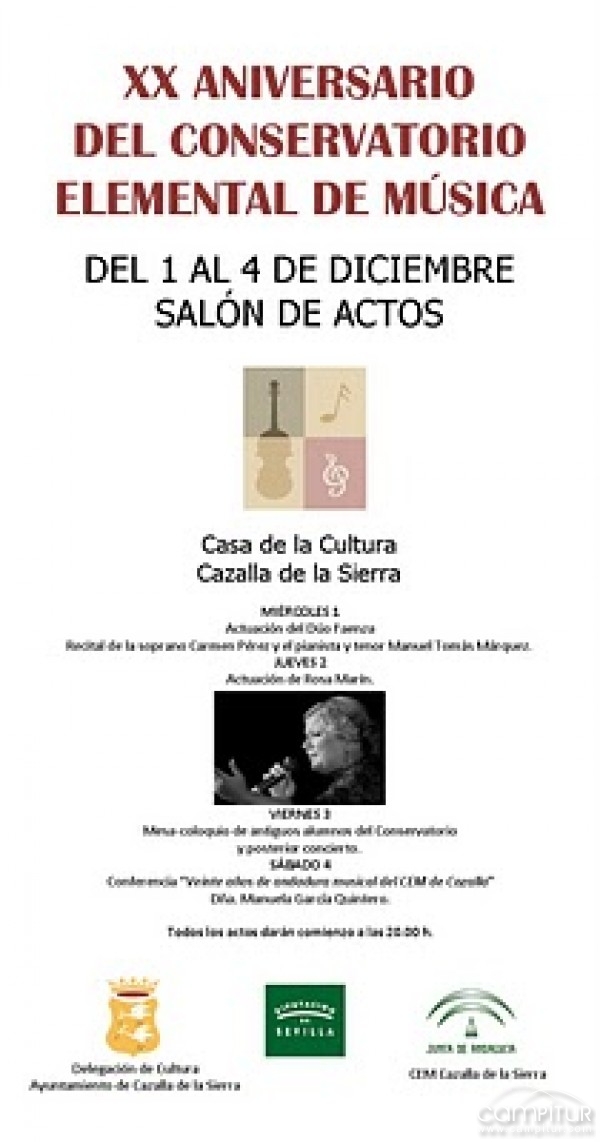 El Conservatorio de Cazalla celebra su XX Aniversario 