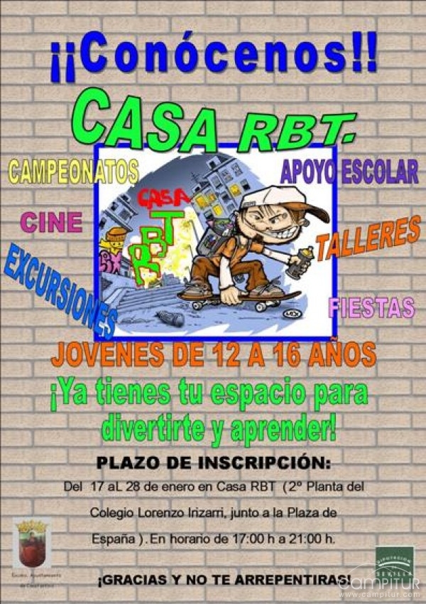 Abierto el plazo de inscripción en Casa RBT 