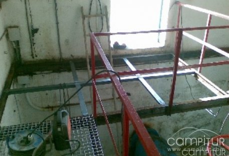 Obras de mejora en el depósito de Cerro Camello 