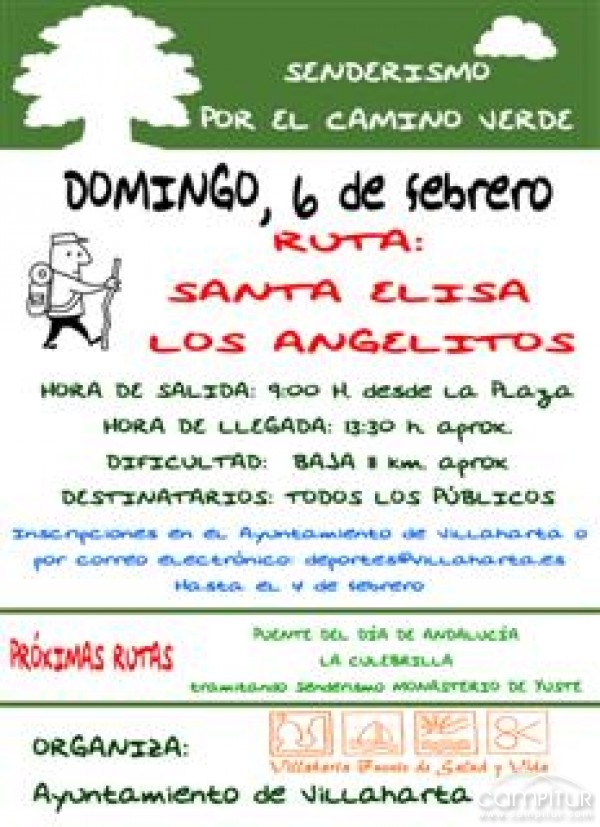 Ruta de senderismo en Villaharta 