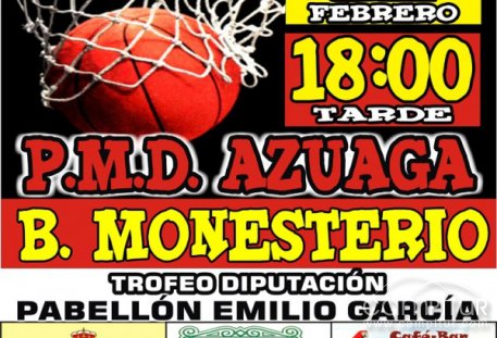 Próximo encuentro de baloncesto: P.M.D. Azuaga – B. Monesterio 