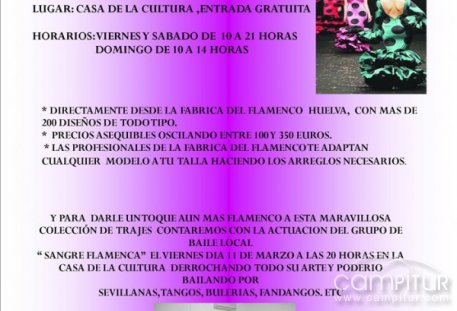 Exposición y Venta de trajes de Flamenca en Granja de Torrehermosa