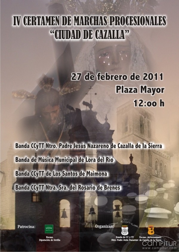 IV Certamen de Marchas procesionales “Ciudad de Cazalla”