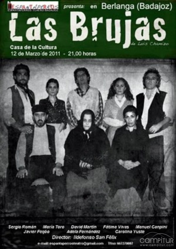 Berlanga será testigo de la puesta en escena de la magistral obra de Luís Chamizo, “Las Brujas” 