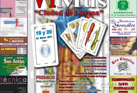Este fin de semana se celebra el VI Campeonato de Mus “Ciudad de Llerena”