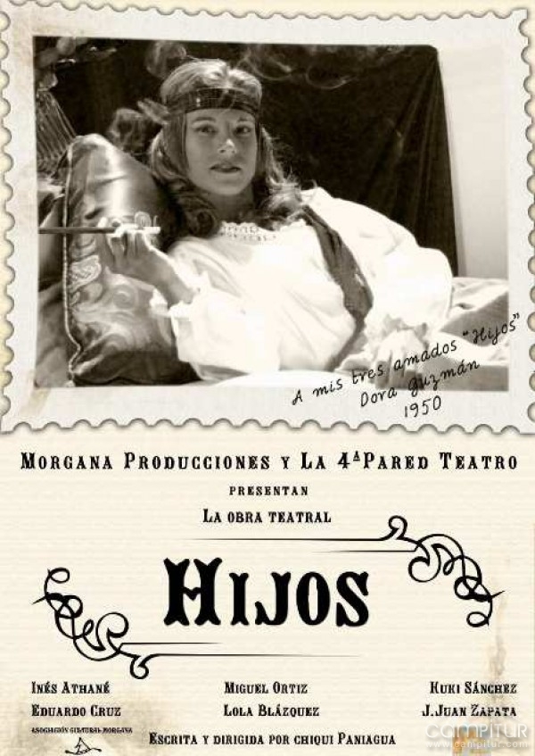 La Asociación Cultural Morgana y La 4ª Pared presentan “Hijos”  