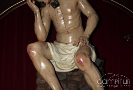Trasladado el Cristo de la Humildad y la Amargura a la Parroquia de Constantina 