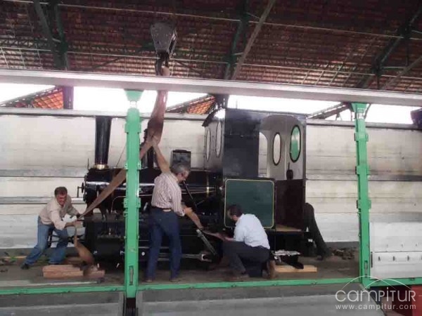 Llega la primera pieza al que será el nuevo Museo del Ferrocarril de Peñarroya-Pueblonuevo 