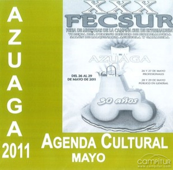 Agenda Cultural para el mes de Mayo de Azuaga