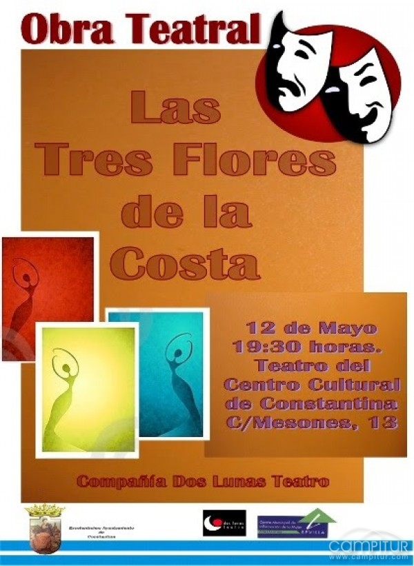 Representación de “Las Tres Flores de la Costa” en Constantina 