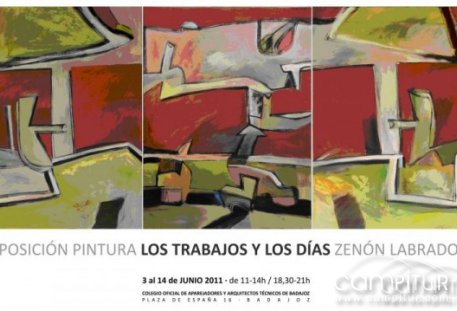 El artista llerenense Zenón Labrador expone en Badajoz 