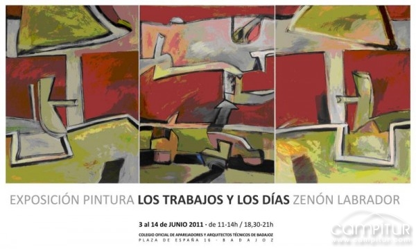 El artista llerenense Zenón Labrador expone en Badajoz 