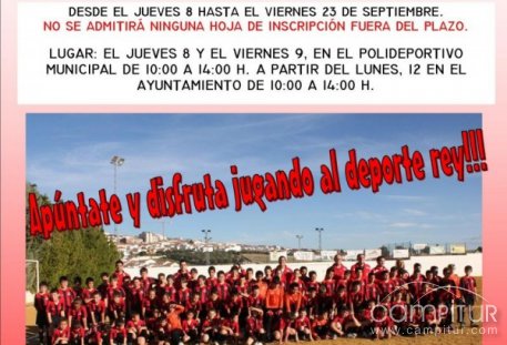 Abierto el plazo de inscripción para la Escuela de Fútbol de Fuente Obejuna y aldeas 