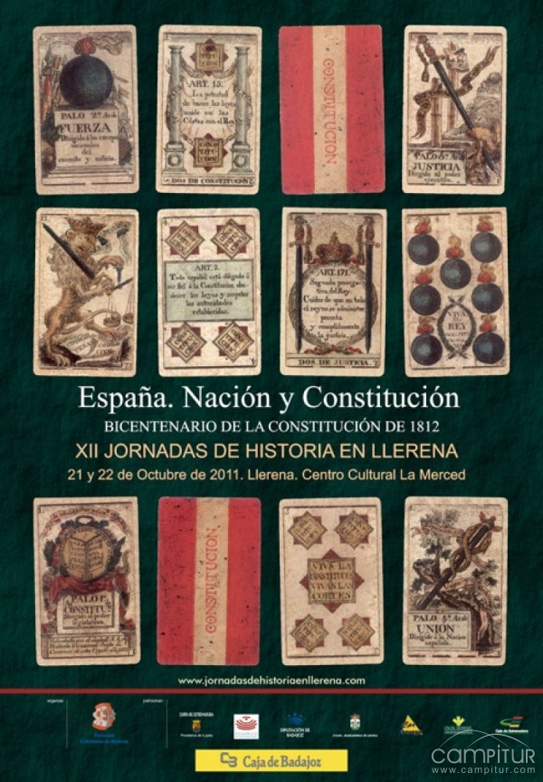 Llerena celebra los días 21 y 22 de octubre las XII Jornadas de Historia 