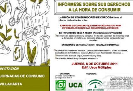 Villaharta acogerá unas Jornadas de Consumo 