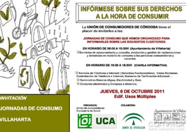 Villaharta acogerá unas Jornadas de Consumo 