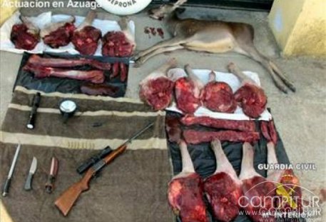 Detenidos dos cazadores furtivos en Azuaga 
