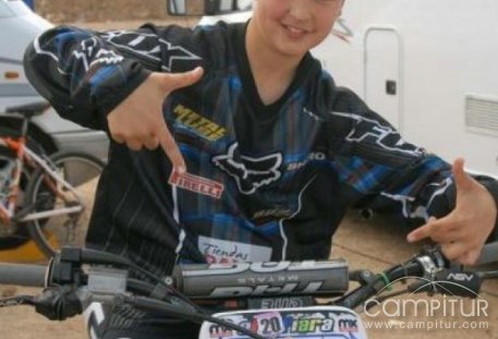 El berlangueño David Pérez Torrejón, ganador del Campeonato Extremeño de Motocross 