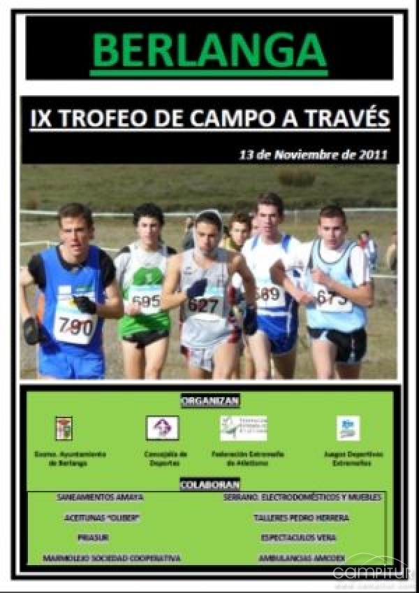 Berlanga acoge el IX Trofeo de Campo a través 