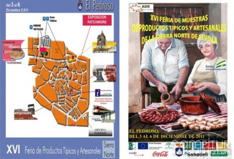 XVI Feria de Muestras de Productos Típicos y Artesanales de la Sierra Norte de Sevilla en El Pedroso 