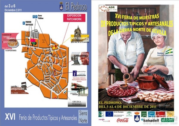 XVI Feria de Muestras de Productos Típicos y Artesanales de la Sierra Norte de Sevilla en El Pedroso 