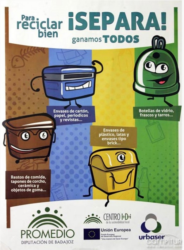 “La Fiesta del Reciclaje” visitará varias localidades de la Campiña Sur 