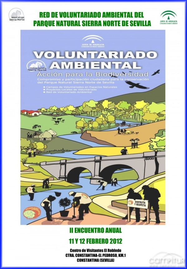 II Encuentro Anual de la Red de Voluntariado Ambiental del Parque Natural Sierra Norte de Sevilla 
