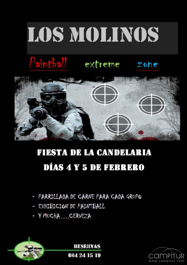 Jornadas de paintball en Llerena con motivo de la Candelaria