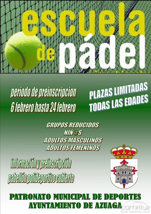 Escuela de Pádel en Azuaga 