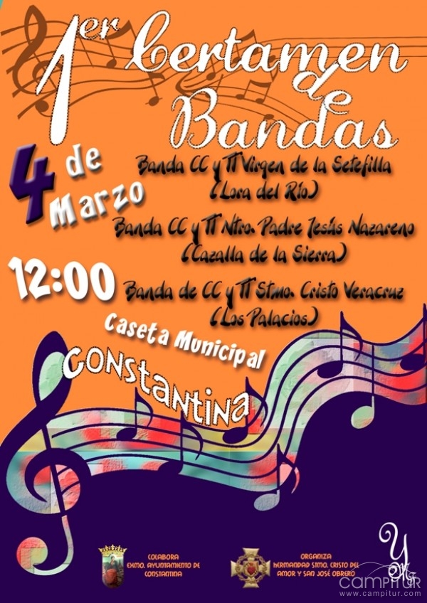 Constantina celebra su I Certamen de Bandas 