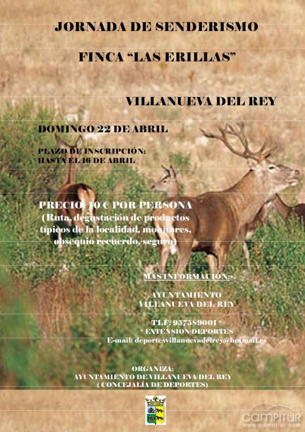 Villanueva del Rey celebra la Jornada de Senderismo Finca “Las Erillas” 