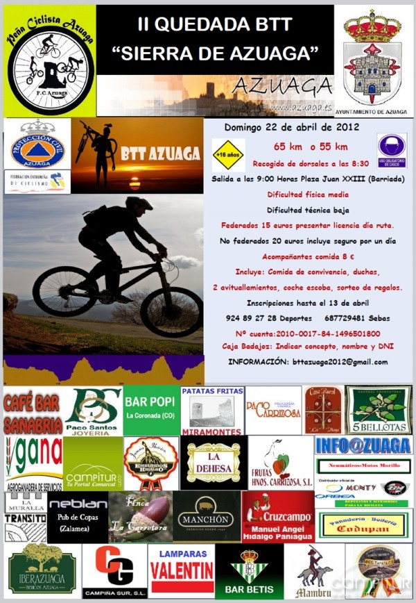 II Quedada BTT “Sierra de Azuaga”