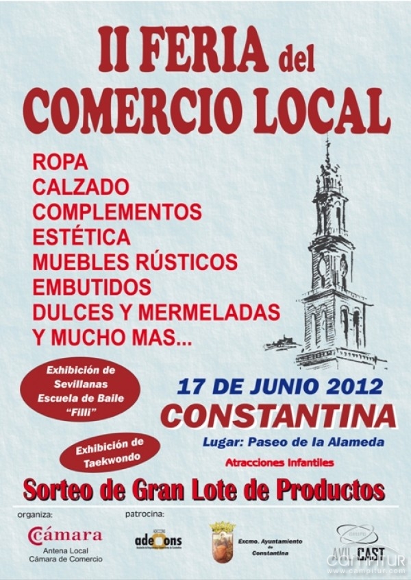 Constantina celebra su II Feria del Comercio Local 