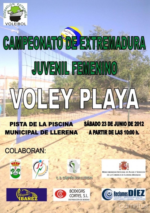 Campeonato de Extremadura Juvenil Femenino de Voley Playa en Llerena 