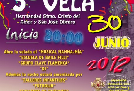 Constantina celebra su III Velá del Cristo del Amor 