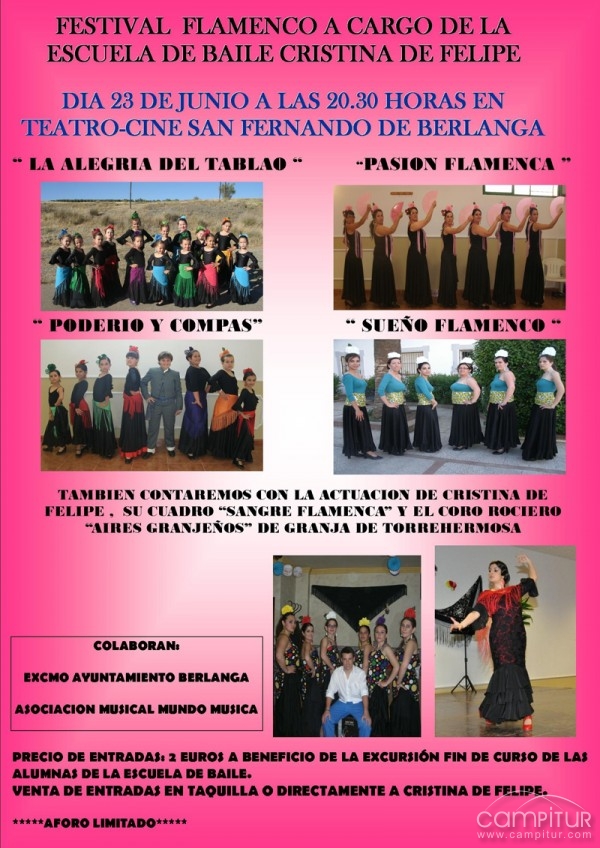 Festival de Baile Flamenco en Granja de Torrehermosa y en Ahillones 