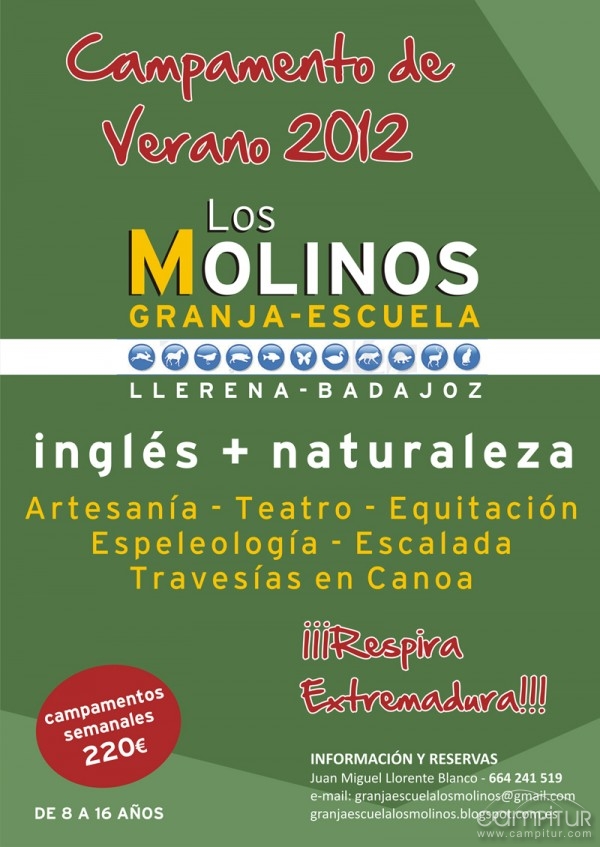 Campamento de Verano Bilingüe en Los Molinos de Llerena 