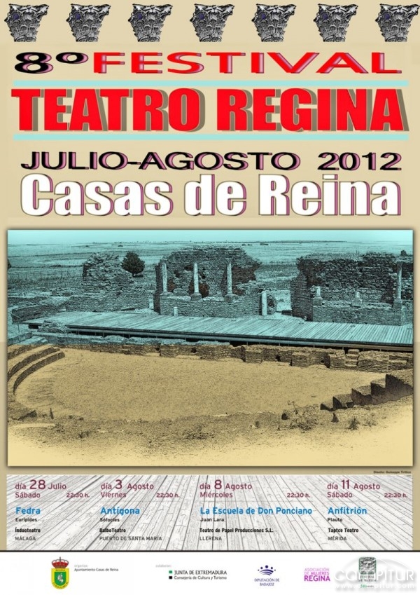 Programación del 8º Festival de Teatro Regina 