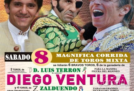 Cartel de toros Feria 2012 en Belmez 