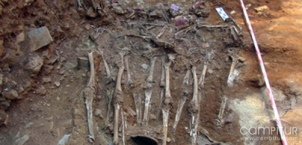 Finalizado los trabajos de exhumación de los 109 fusilados en la Guerra Civil en Cazalla 