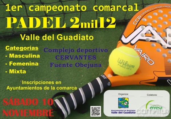 Primer Campeonato Comarcal Pádel 2012
