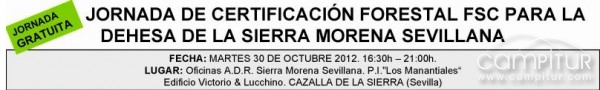 Jornada de Certificación FSC en la Dehesa de la Sierra Morena Sevillana 