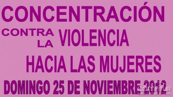 Concentración contra la Violencia de Género en Fuente Obejuna 