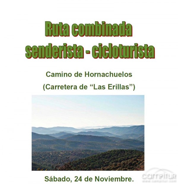 Ruta combinada Senderista – Cicloturista en Villanueva del Rey 