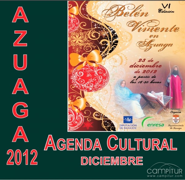 Agenda Cultural para el mes de diciembre en Azuaga 