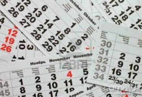 Calendario festivo para el año 2013 en Llerena 