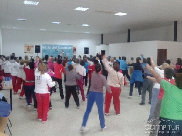 Más de 100 participantes en el VI Encuentro Comarcal Gimnasia de Mantenimiento 