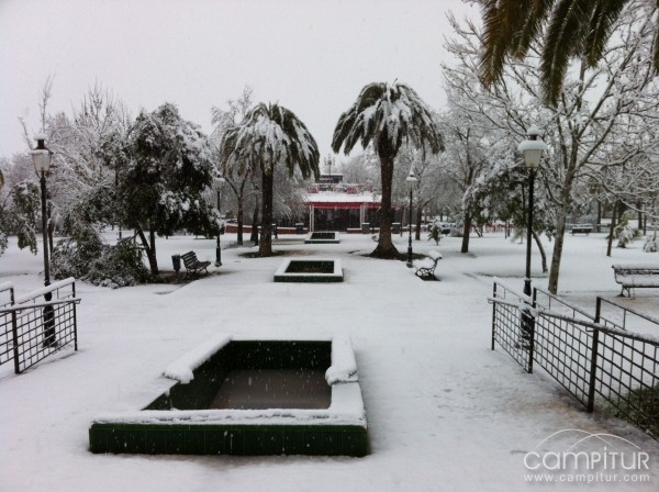 Gran nevada en Azuaga