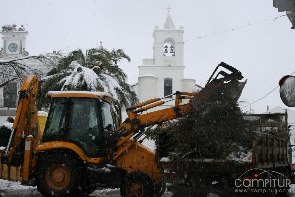 La Campiña Sur deja atrás el temporal de nieve