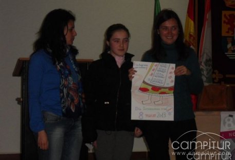 Entrega de premios del I Concurso Escolar de Carteles del Día Internacional de la Mujer en Llerena